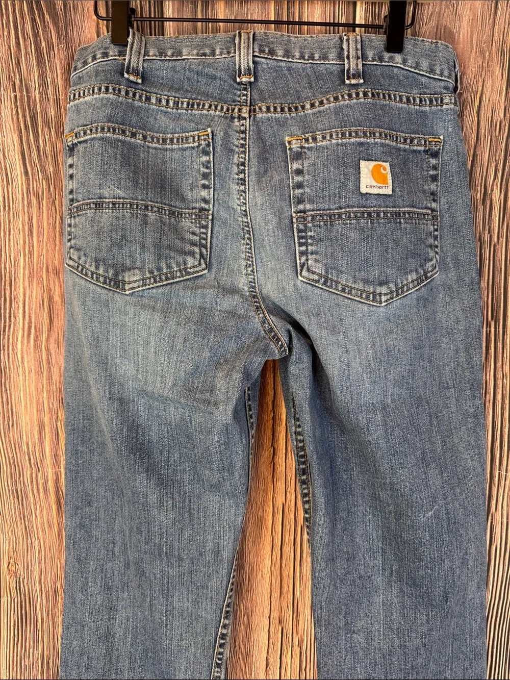 Classic Straight-Leg Blue Jeans